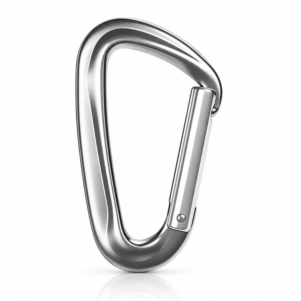 Huber Materialkarabiner Chrom 1