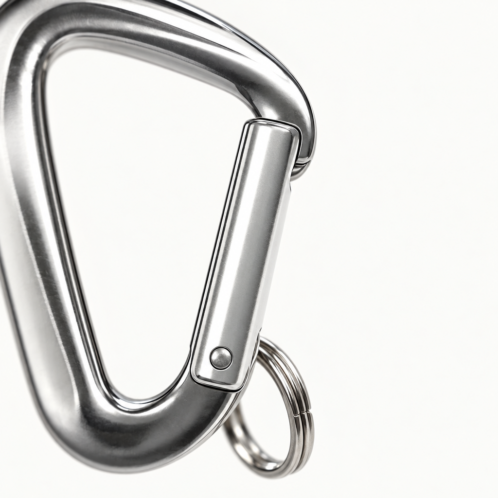 Huber Materialkarabiner Chrom 2